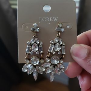 J. Crew Crystal Chandelier Earrings